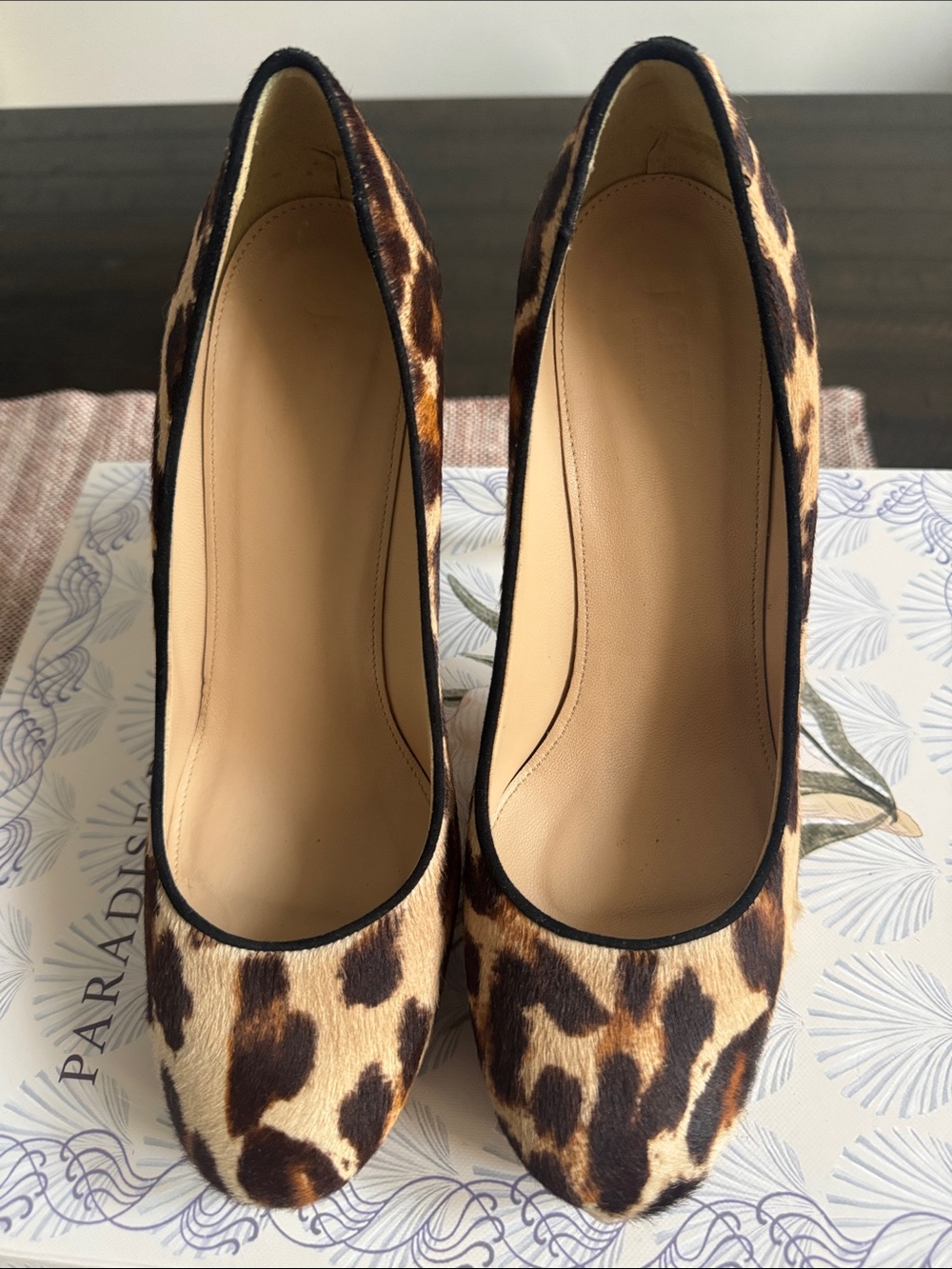 Leopard Print Women’s Pumps - Brown Leopard Heels